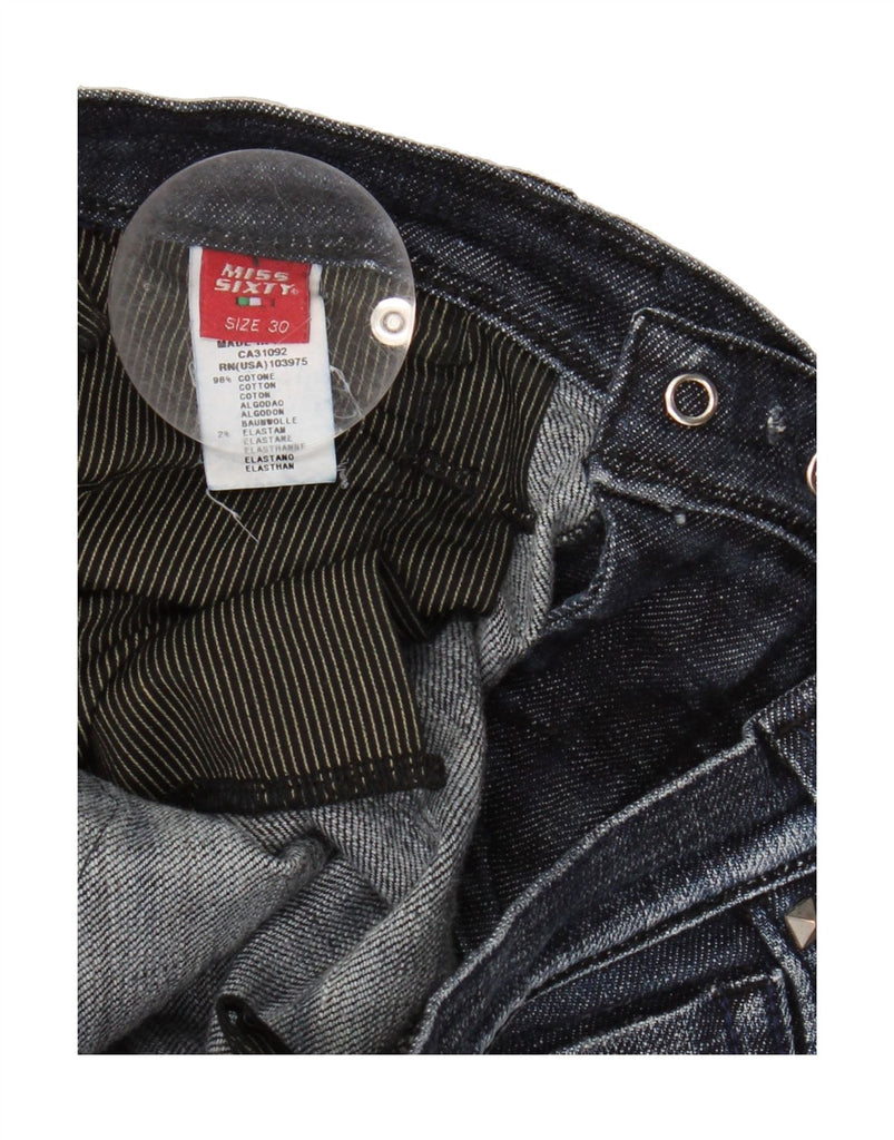 MISS SIXTY Womens Slim Jeans W30 L28 Navy Blue Cotton Vintage Miss Sixty and Second-Hand Miss Sixty from Messina Hembry 
