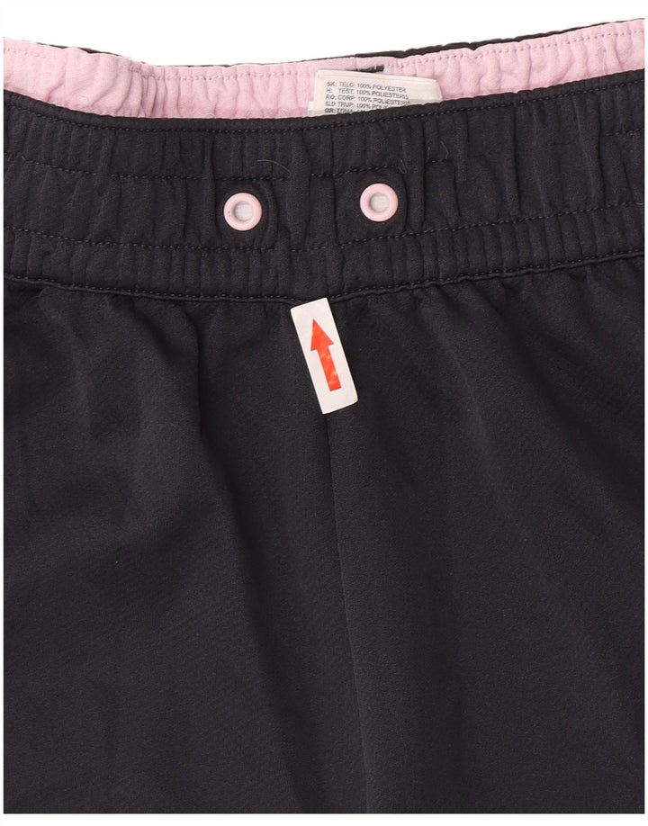Pantaloncini sportivi da donna Adidas UK 16 Large blu navy in poliestere