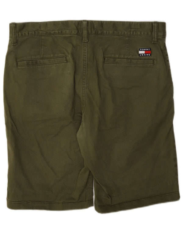 Pantaloncini chino da uomo Tommy Hilfiger W32 cotone kaki medio