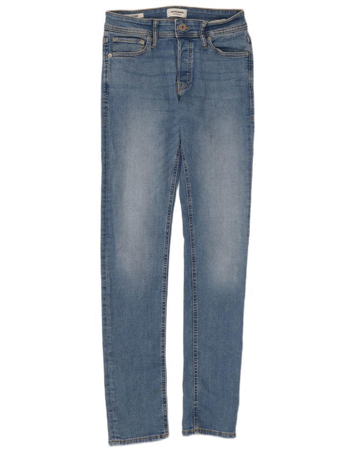 Jack & Jones Uomo GLENN Slim Jeans W29 L34 Cotone Blu