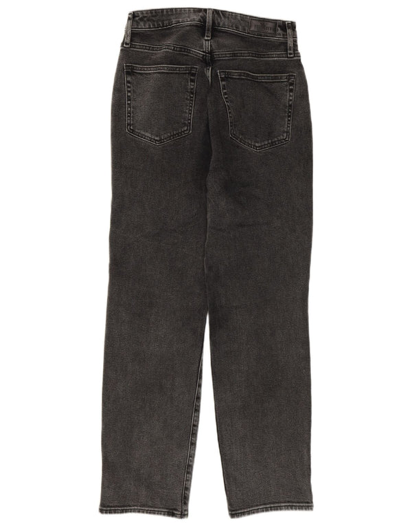 Jeans dritti invecchiati Hollister da donna US 3 Small W26 L27 Grigi