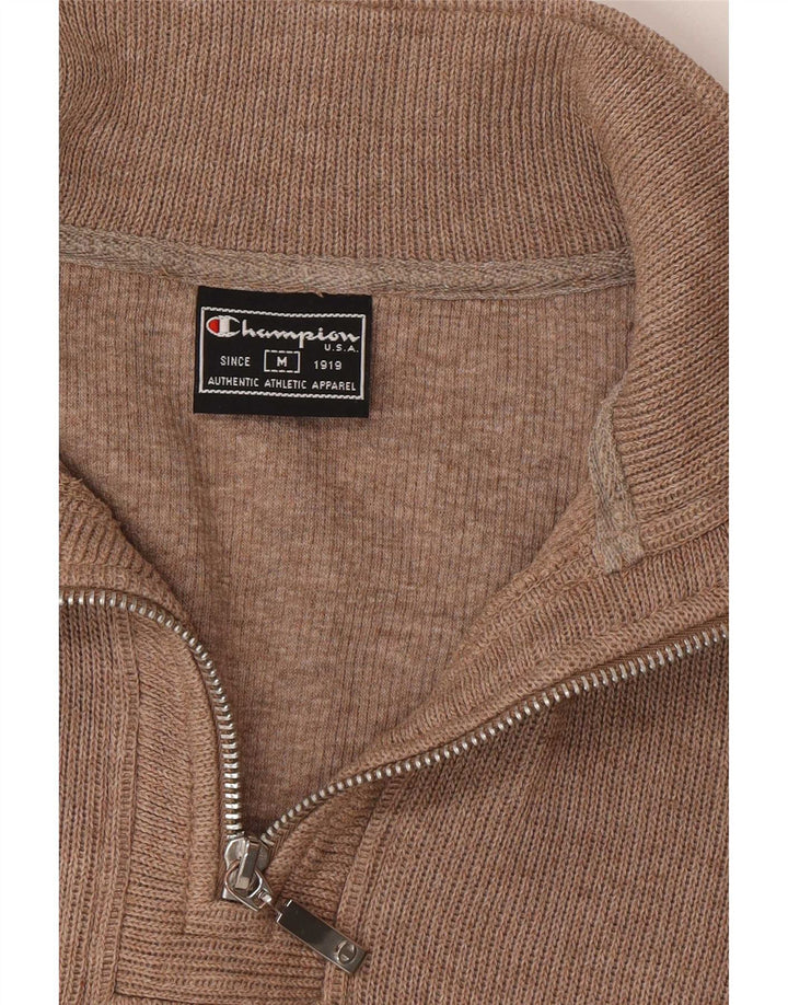 Maglione maglione con zip da donna Champion UK 14 Beige medio