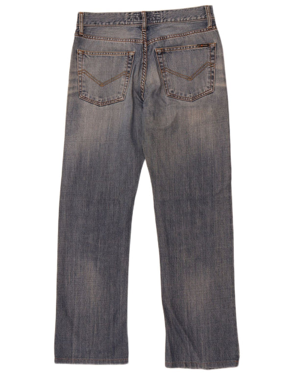 Jeans dritti da uomo Morris W31 L29 in cotone blu Energie