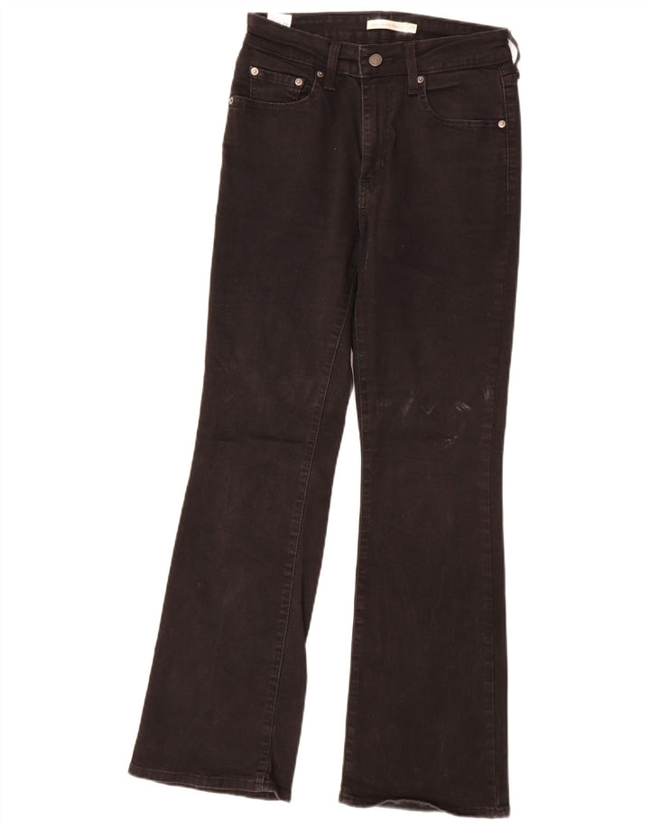 Jeans Levi's da donna 725 bootcut a vita alta W27 L30 cotone nero