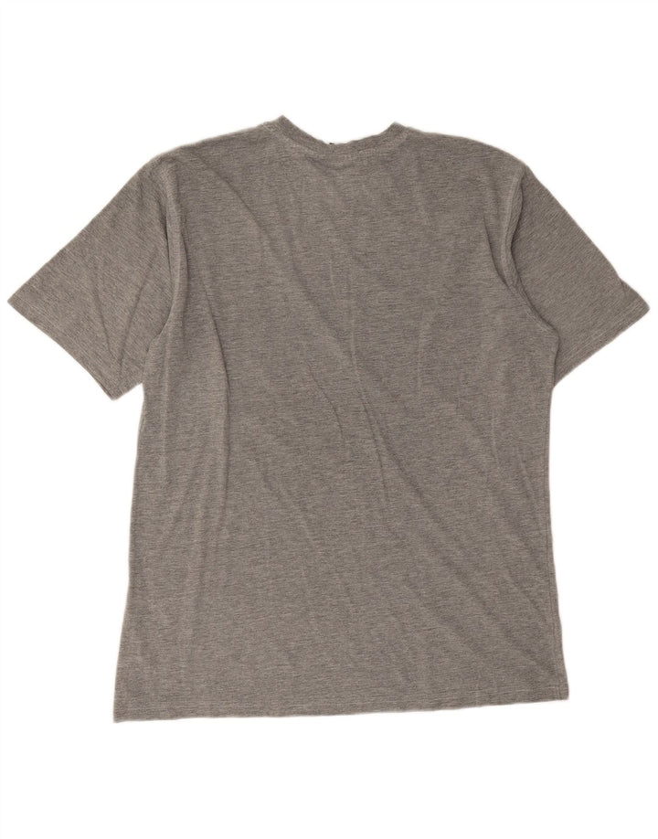 T-shirt grafica da uomo Puma Large grigia screziata