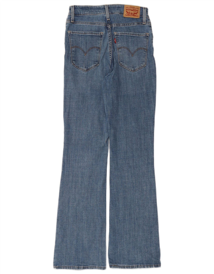 LEVI'S Jeans da donna 725 a vita alta bootcut W26 L30 cotone blu