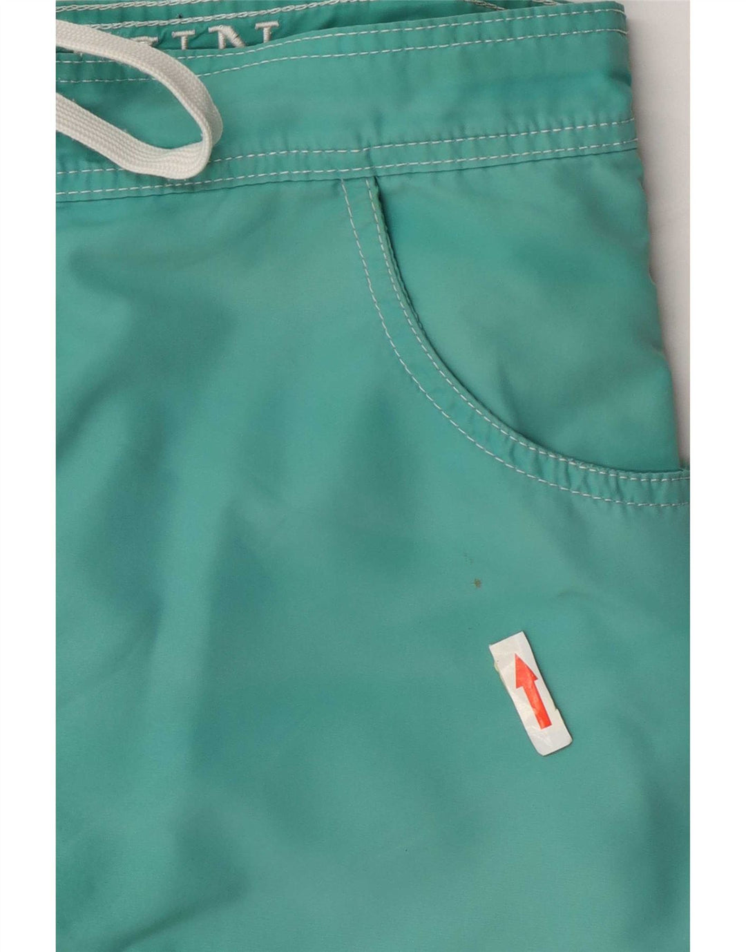 Pantaloncini da bagno da uomo Sundek in cotone color block verde medio
