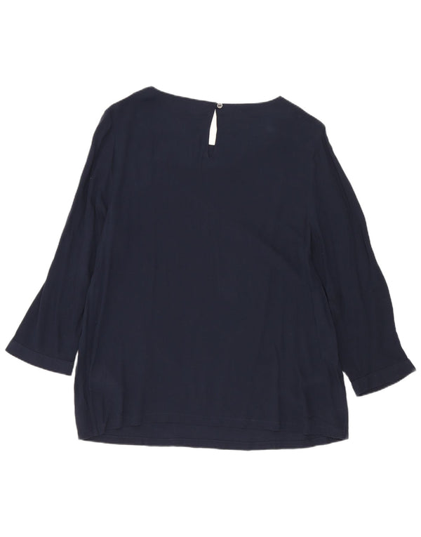 Camicetta da donna con maniche a 3/4 di White Stuff UK 10 Small Blu navy maculato