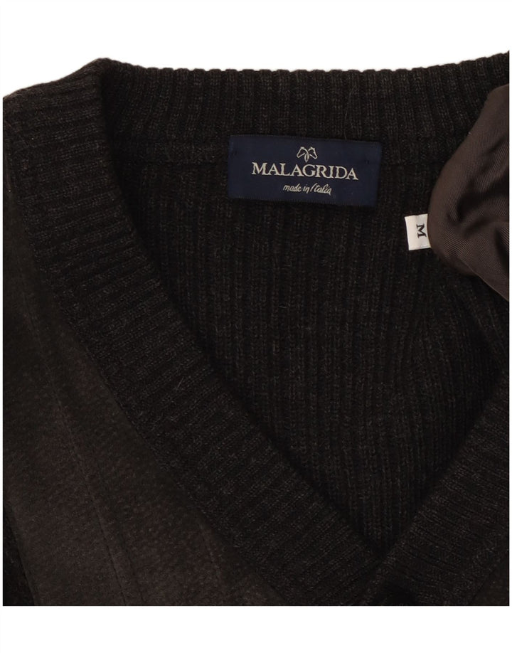 Maglione cardigan da uomo Malagrida Grigio medio
