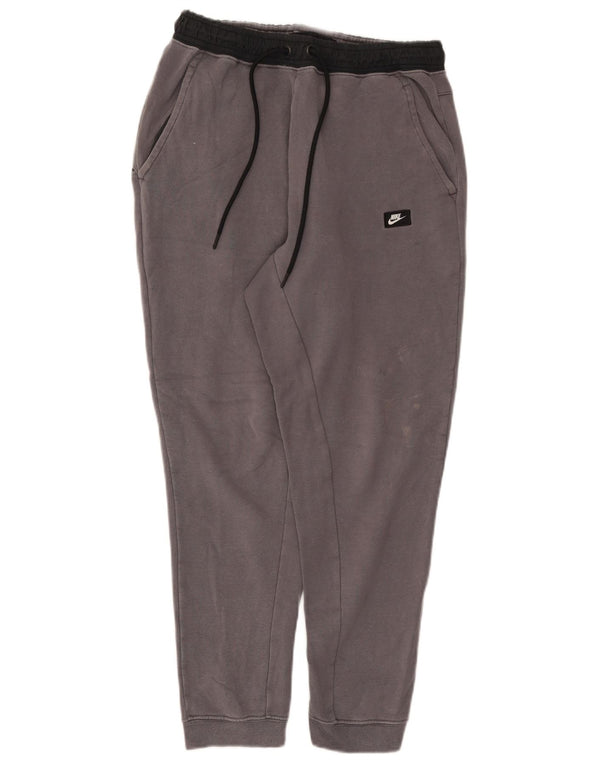 Pantaloni da tuta da uomo Nike Joggers in cotone grigio medio