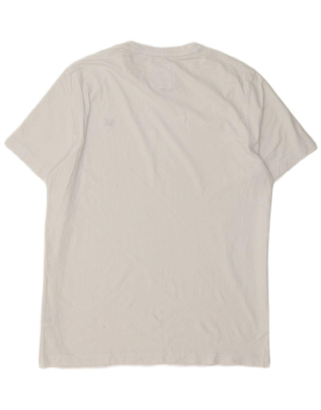 Crew Clothing T-shirt da uomo Top grande in cotone bianco