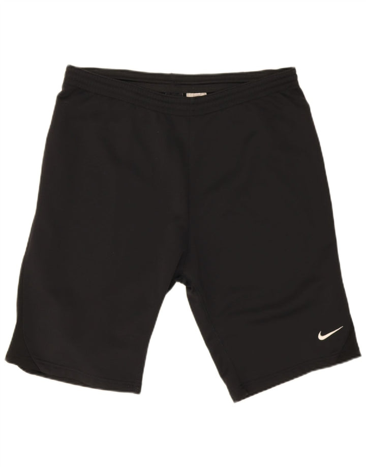 Pantaloncini sportivi Nike da uomo con grafica, grandi, in poliestere nero