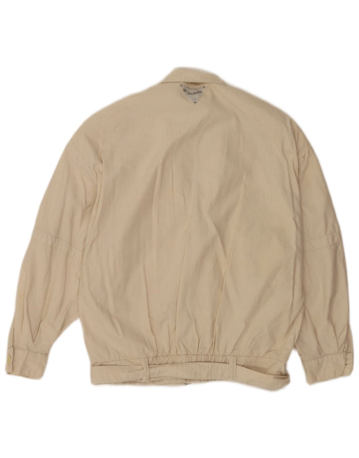 Giubbotto bomber a pipistrello da uomo Swinger UK 44 2XL Cotone beige
