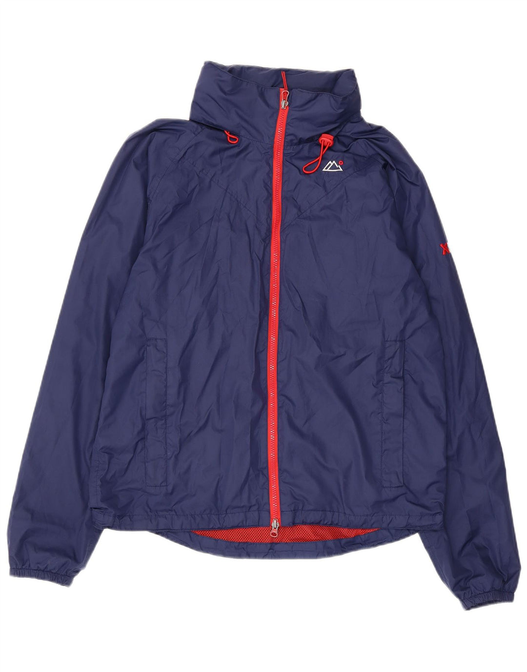 Giacca antipioggia con cappuccio da uomo Target Dry UK 38 poliestere medio blu navy