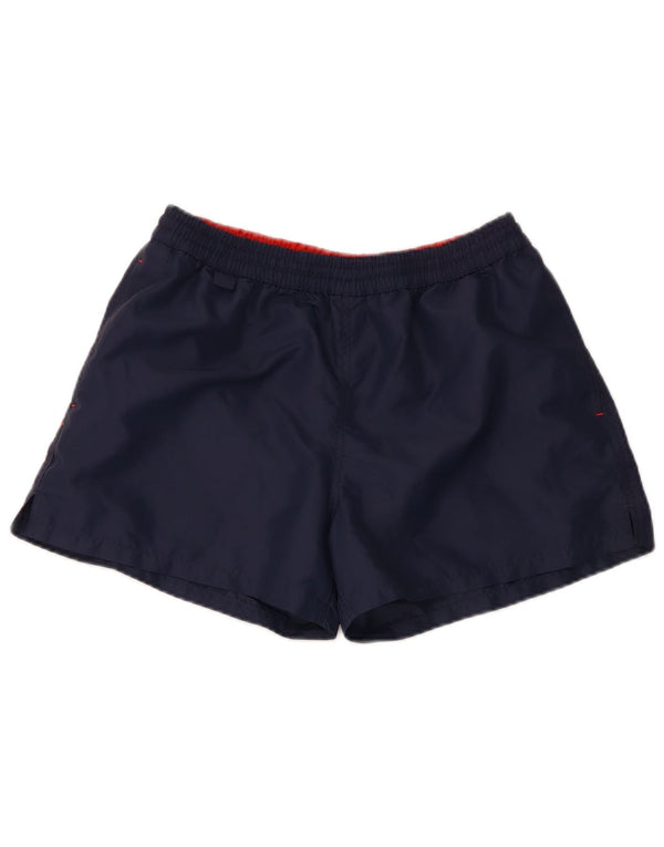 Pantaloncini sportivi grafici da uomo Fila poliestere medio blu navy