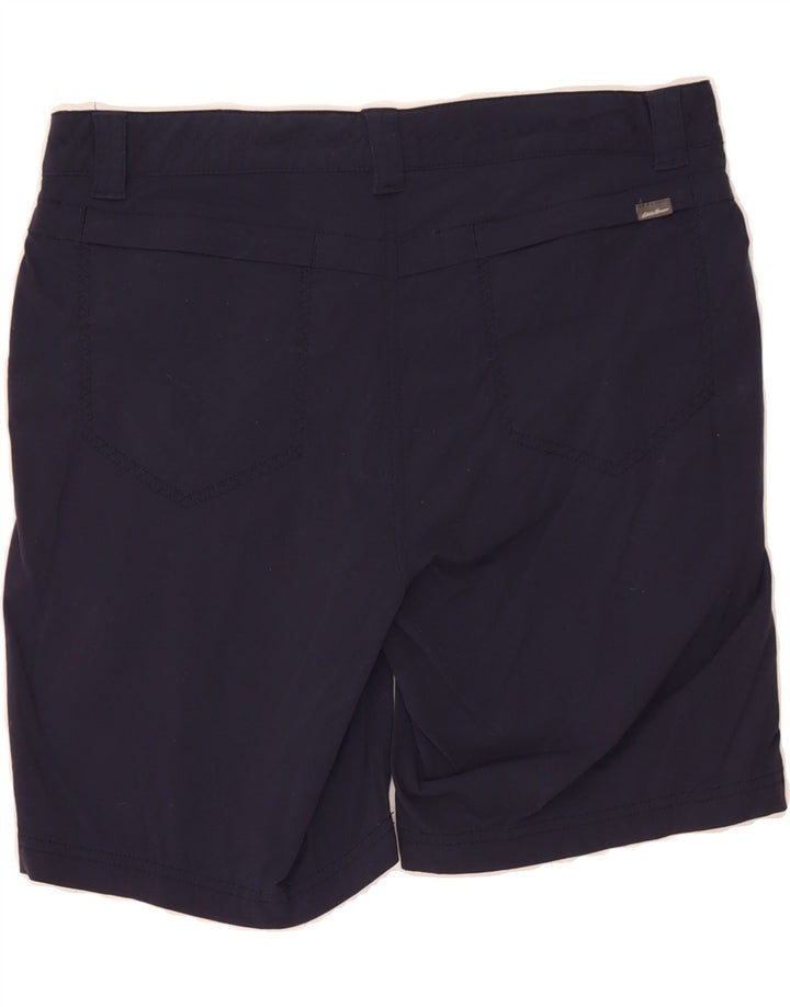 EDDIE BAUER Womens Casual Shorts US 8 Medium W30 Navy Blue Nylon Vintage Eddie Bauer and Second-Hand Eddie Bauer from Messina Hembry 