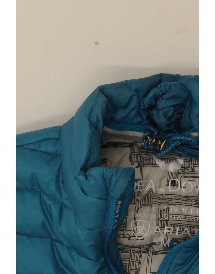 Gilet imbottito per ragazze Ariat 9-10 anni nylon blu medio