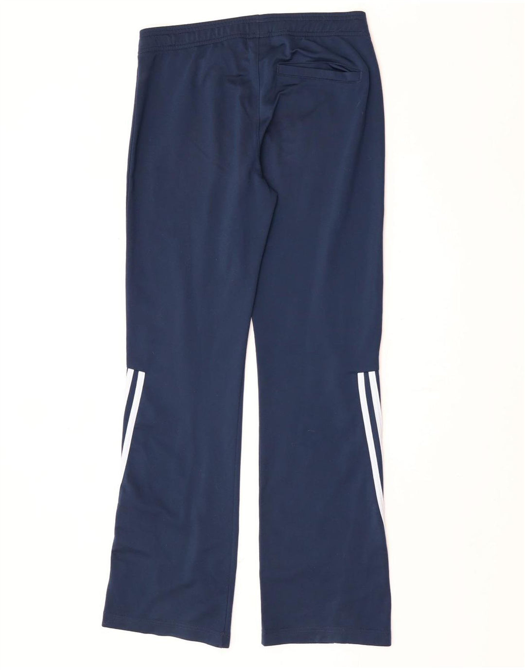 Pantaloni della tuta da donna Adidas UK 12 poliestere blu medio
