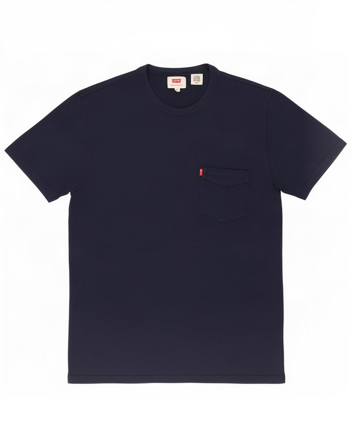 T-shirt da uomo Levi's Top Small in cotone blu navy