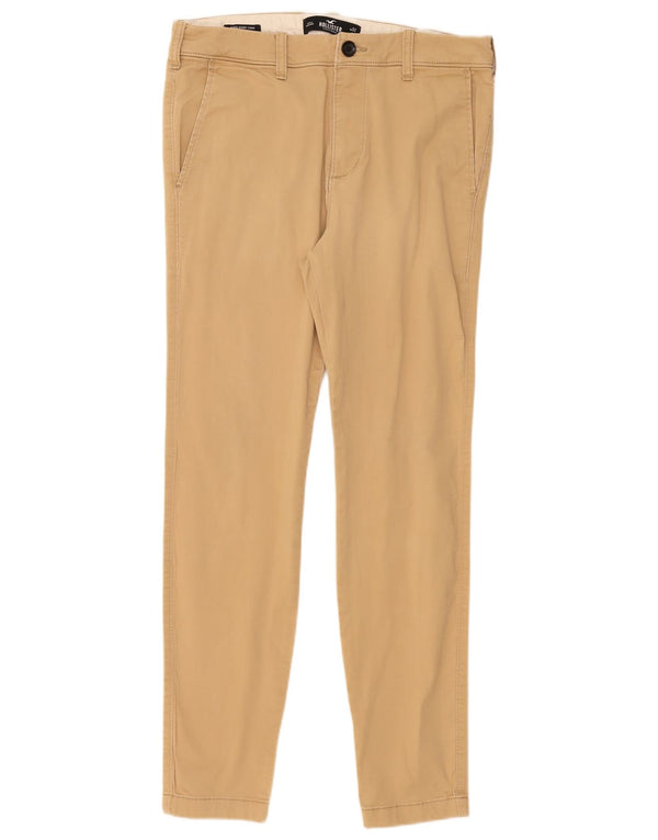 Pantaloni chino skinny da uomo Hollister W32 L32 in cotone beige