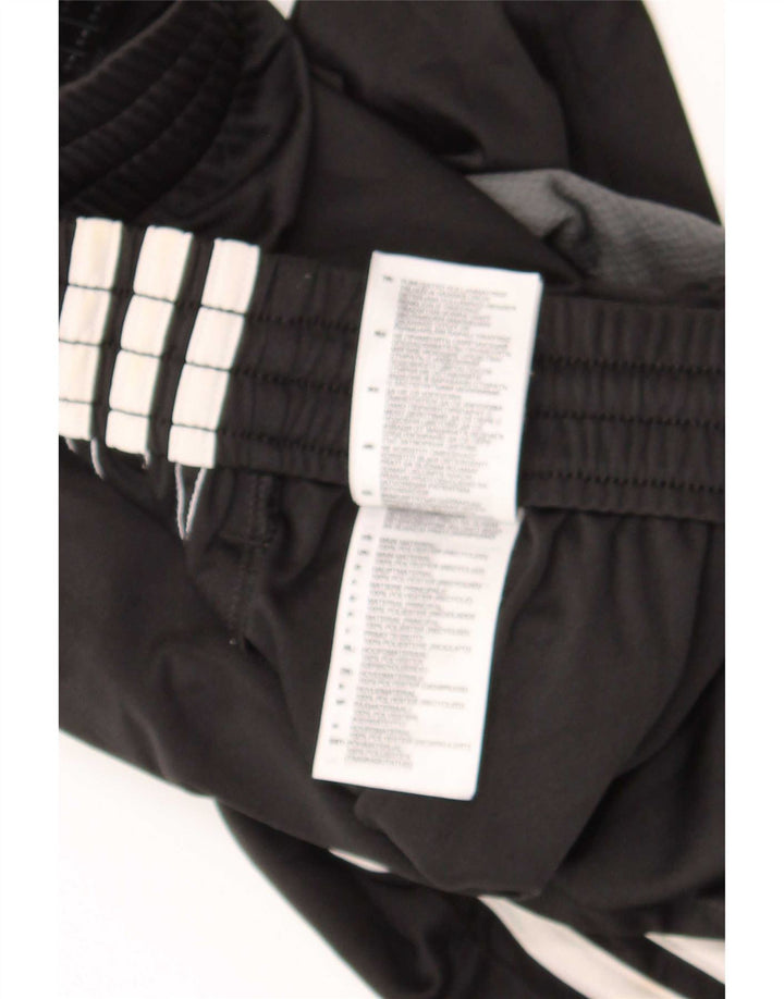 Pantaloncini sportivi da uomo Adidas medi sportivi in poliestere nero