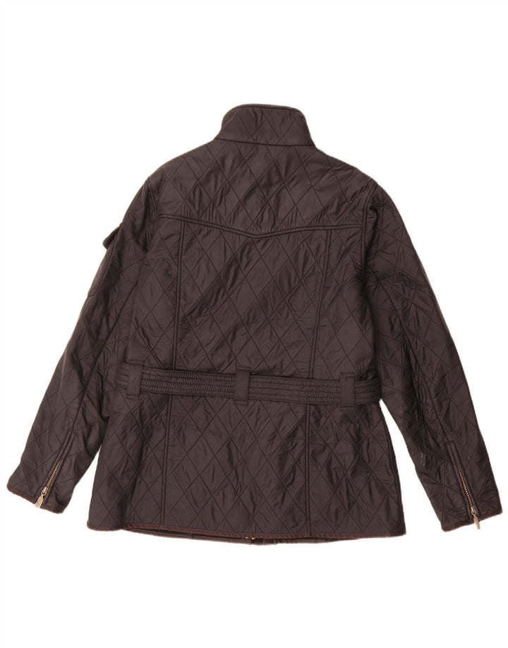 Giacca trapuntata da donna Barbour UK 14 grande nera