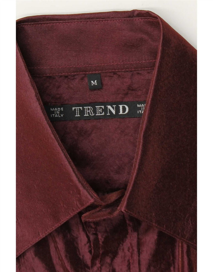 Camicia da uomo Trend Borgogna media
