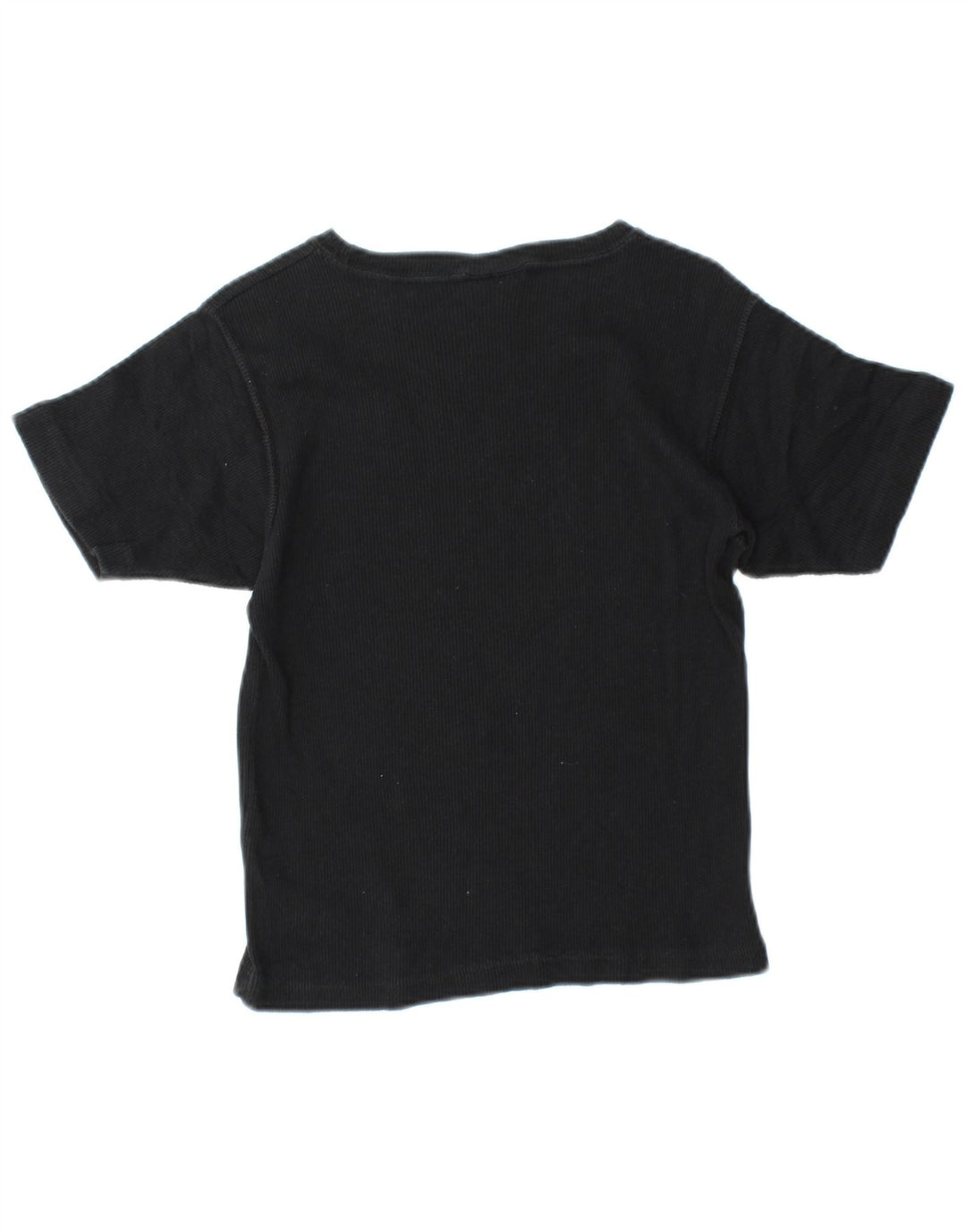 T-shirt corta da donna CHAMPION Top UK 12 cotone nero medio