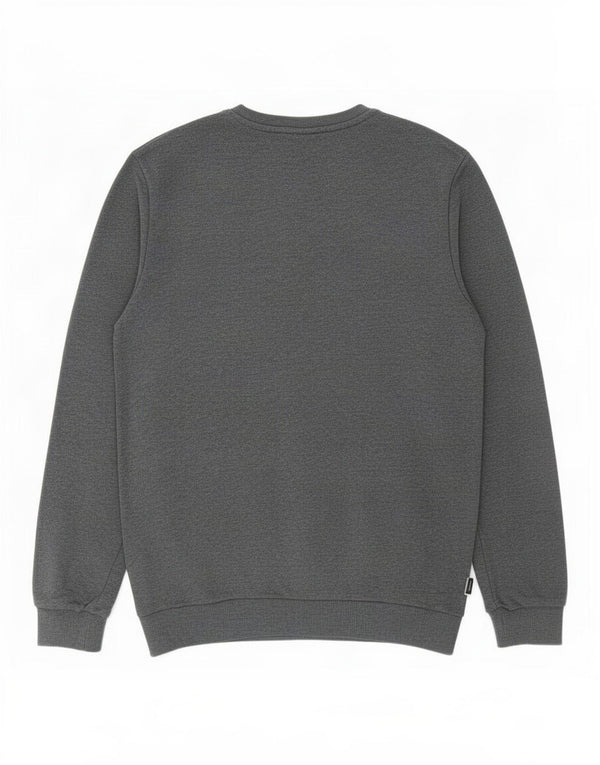 Felpa Adidas Uomo Maglione Grande Cotone Grigio