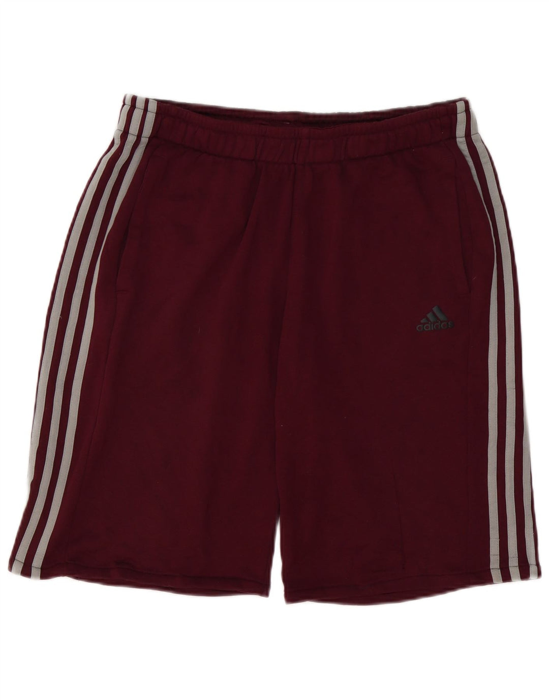 Pantaloncini sportivi Adidas Climalite da uomo di grandi dimensioni in poliestere bordeaux