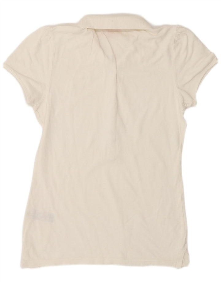 Polo da donna Puma UK 16 grande cotone bianco
