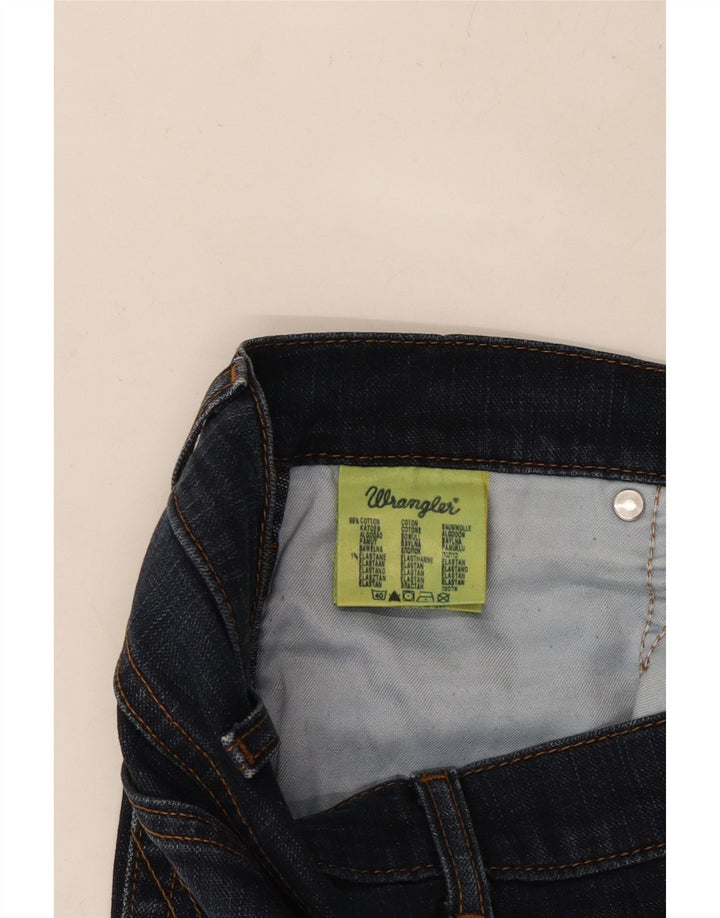 WRANGLER Jeans dritti elasticizzati Texas da uomo W34 L31 cotone blu navy