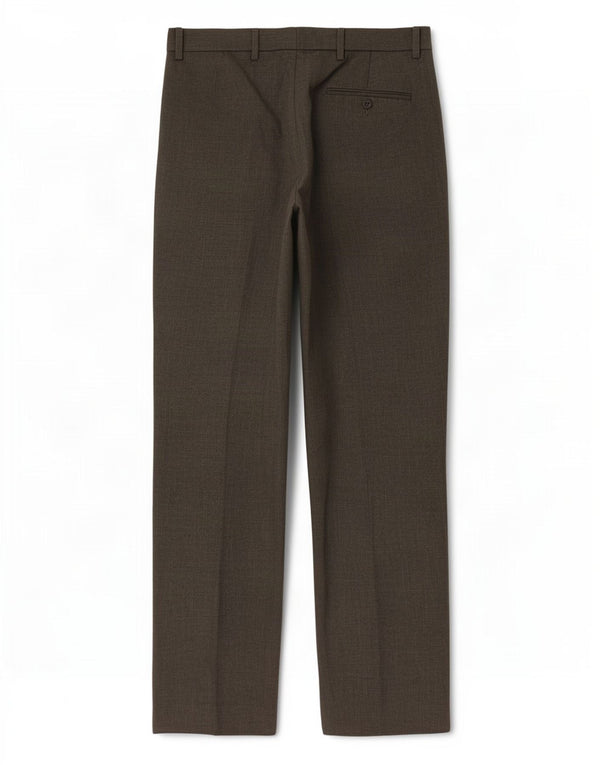 Pantaloni da abito da uomo con vestibilità regolare e peggati Marks & Spencer W34 L33 Grigi