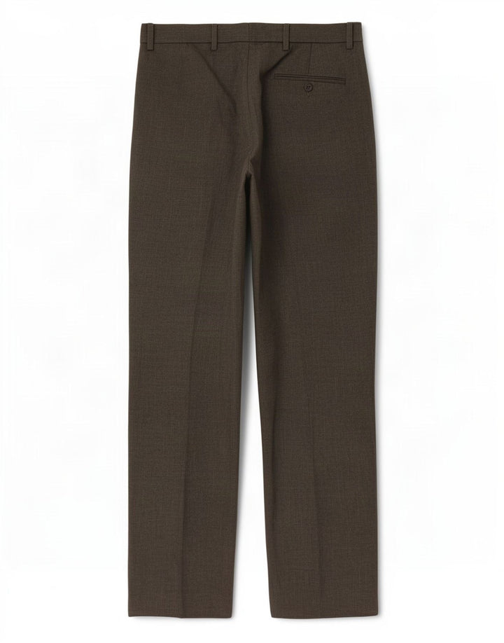 Pantaloni da abito da uomo con vestibilità regolare e peggati Marks & Spencer W34 L33 Grigi