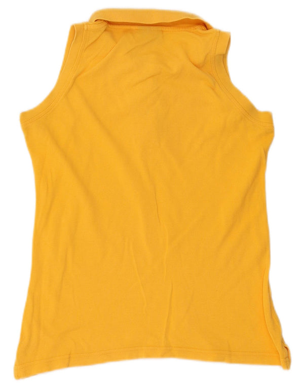Polo senza maniche da donna Lotto UK 10 Small Gialla