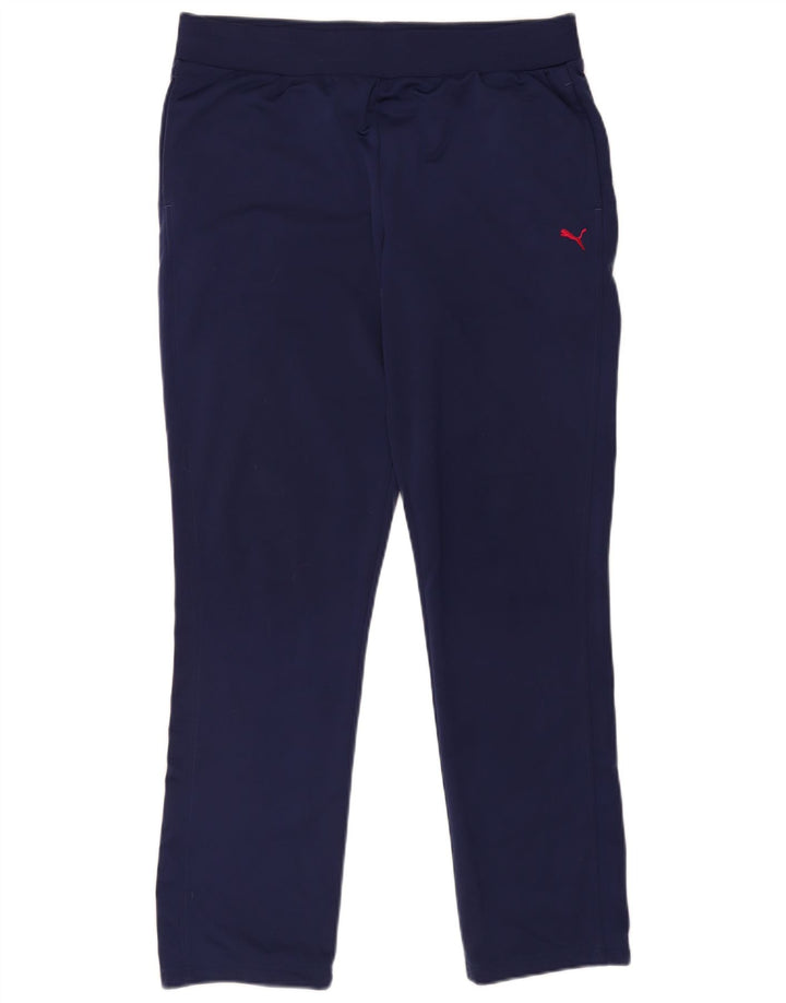 Pantaloni della tuta da donna Puma UK 16 Large Blu Navy