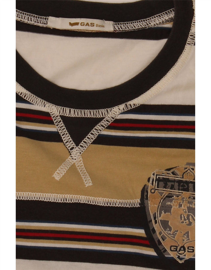 Maglia a maniche lunghe da donna Gas UK 16 grande a righe multicolore