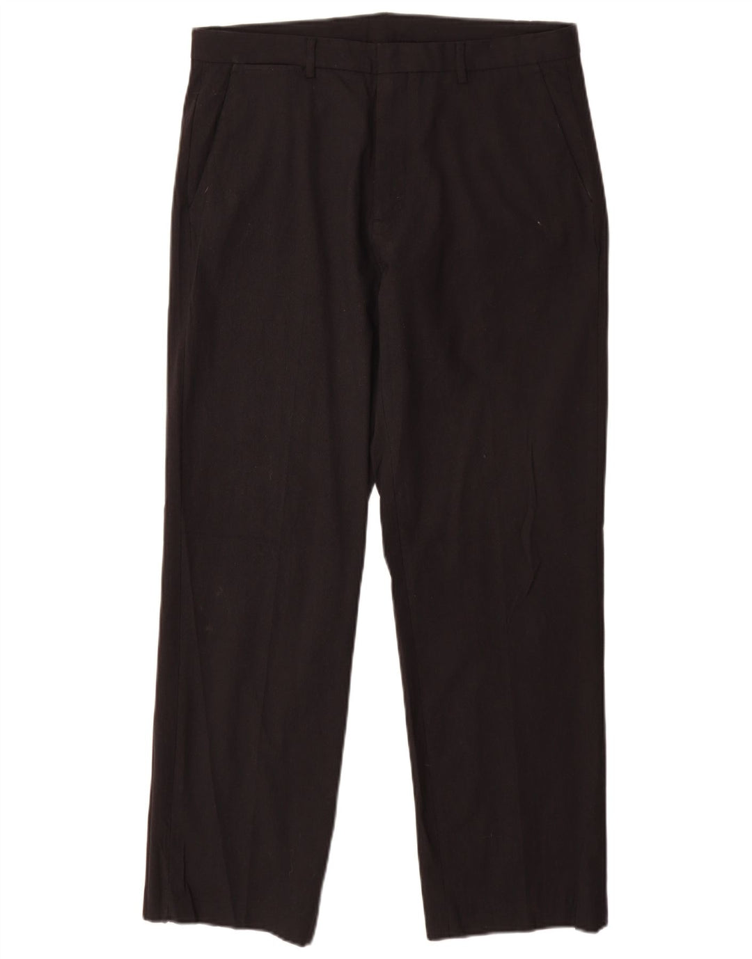 Pantaloni chino dritti da uomo Calvin Klein W32 L30 poliestere nero