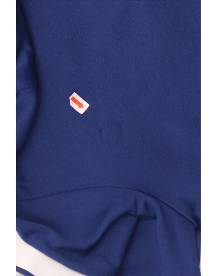Maglione con cappuccio e zip NIKE per ragazzi 12-13 anni Large Blu Navy Colourblock
