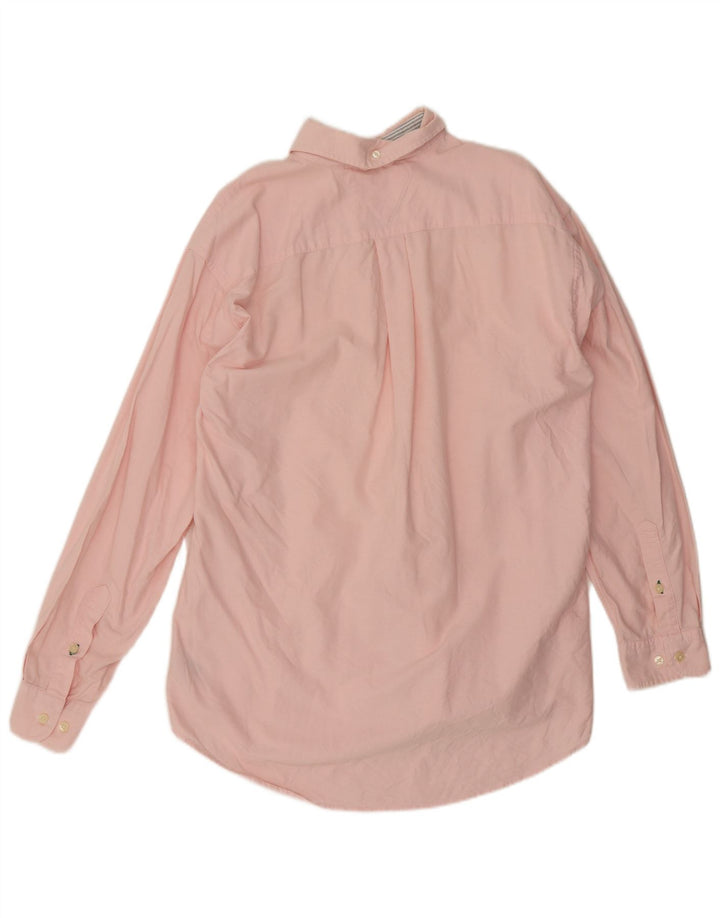 Camicia da uomo Tommy Hilfiger in cotone rosa medio