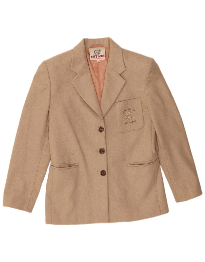 Laura Biagiotti Giacca Blazer Bear's Bazaar da Donna IT 42 Beige Medio