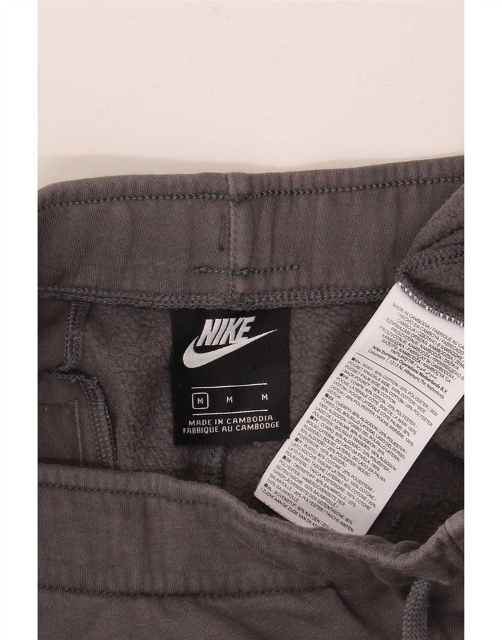 Pantaloni da tuta con grafica Nike da uomo, pantaloni da jogging, cotone grigio medio
