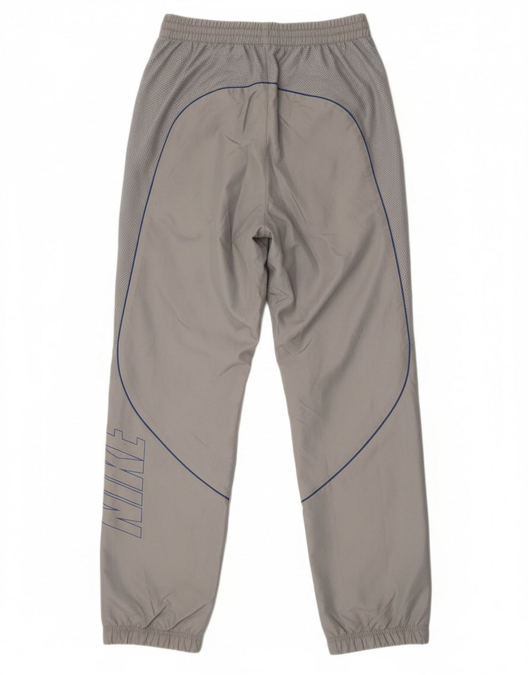 Pantaloni da tuta con grafica Nike da uomo, pantaloni da jogging, piccoli, in poliestere grigio