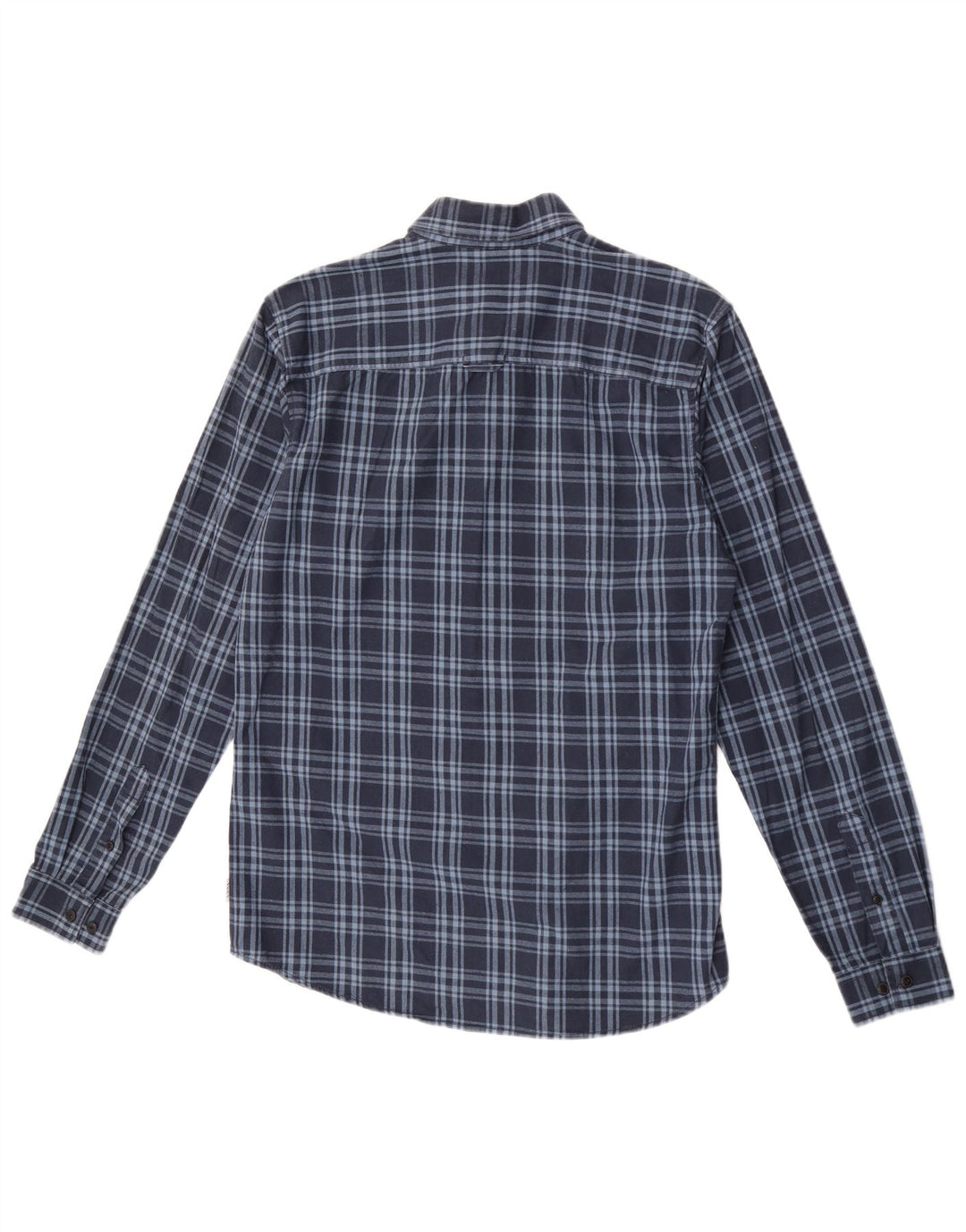 Camicia da uomo slim fit in flanella Jack & Jones a quadri blu navy medio