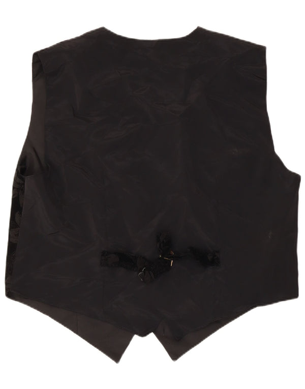 Gilet da donna CARINA UK 20 2XL Nero floreale