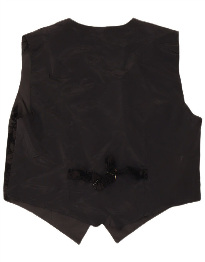 Gilet da donna CARINA UK 20 2XL Nero floreale