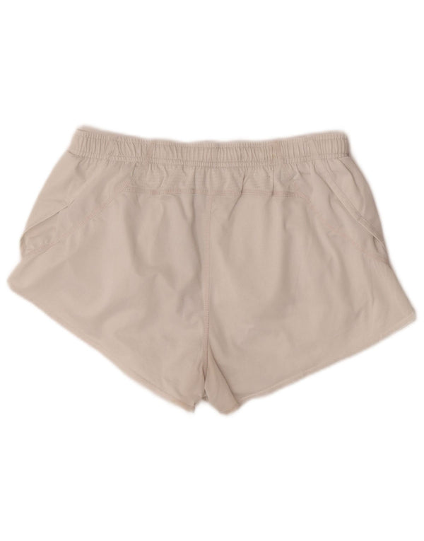 Pantaloncini sportivi da donna Asics UK 18 XL poliestere bianco sporco