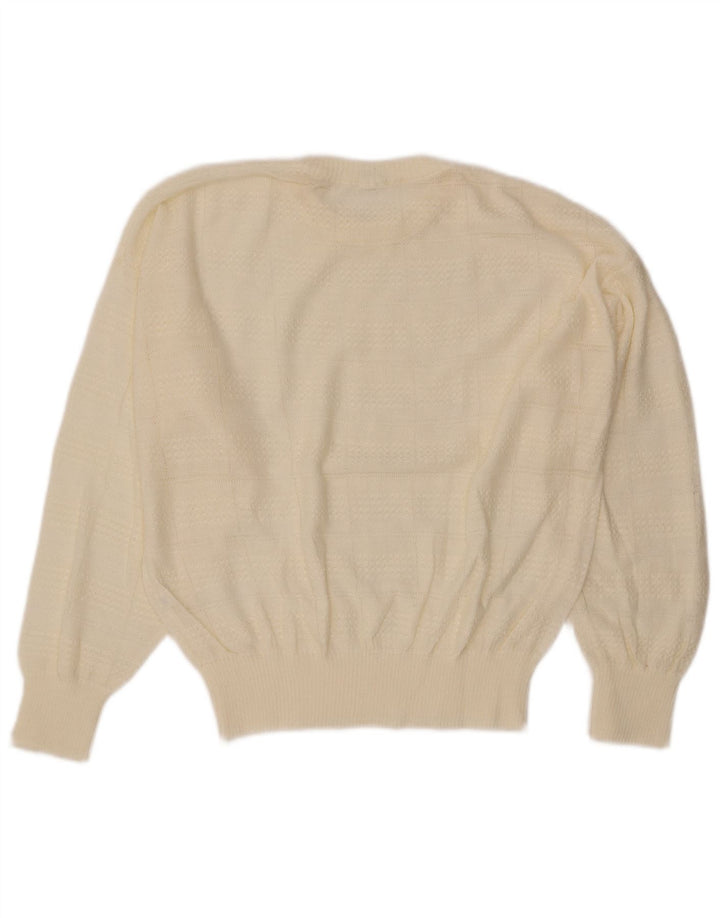 Maglione maglione girocollo da donna Apart EU 44 XL bianco sporco