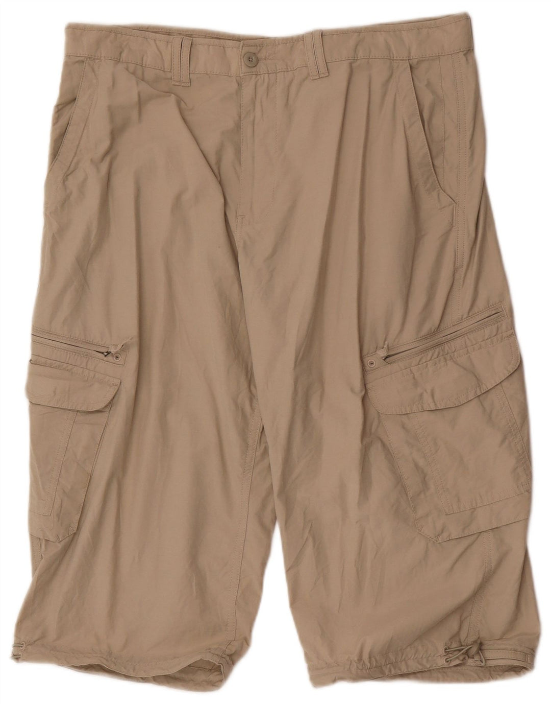 Pantaloncini cargo da uomo Marks & Spencer W38 XL in cotone beige