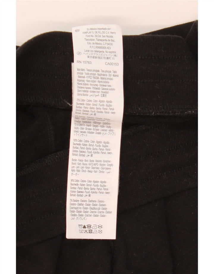 Pantaloni da tuta da uomo Champion piccoli in cotone nero